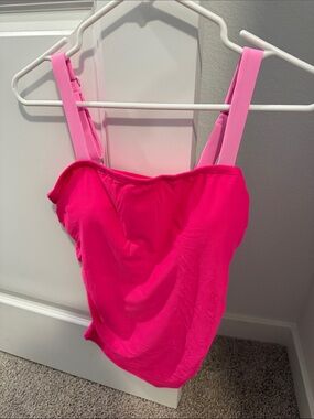Amazon Women's Hot Pink Tankini Top